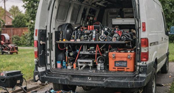 Mobile repair service van